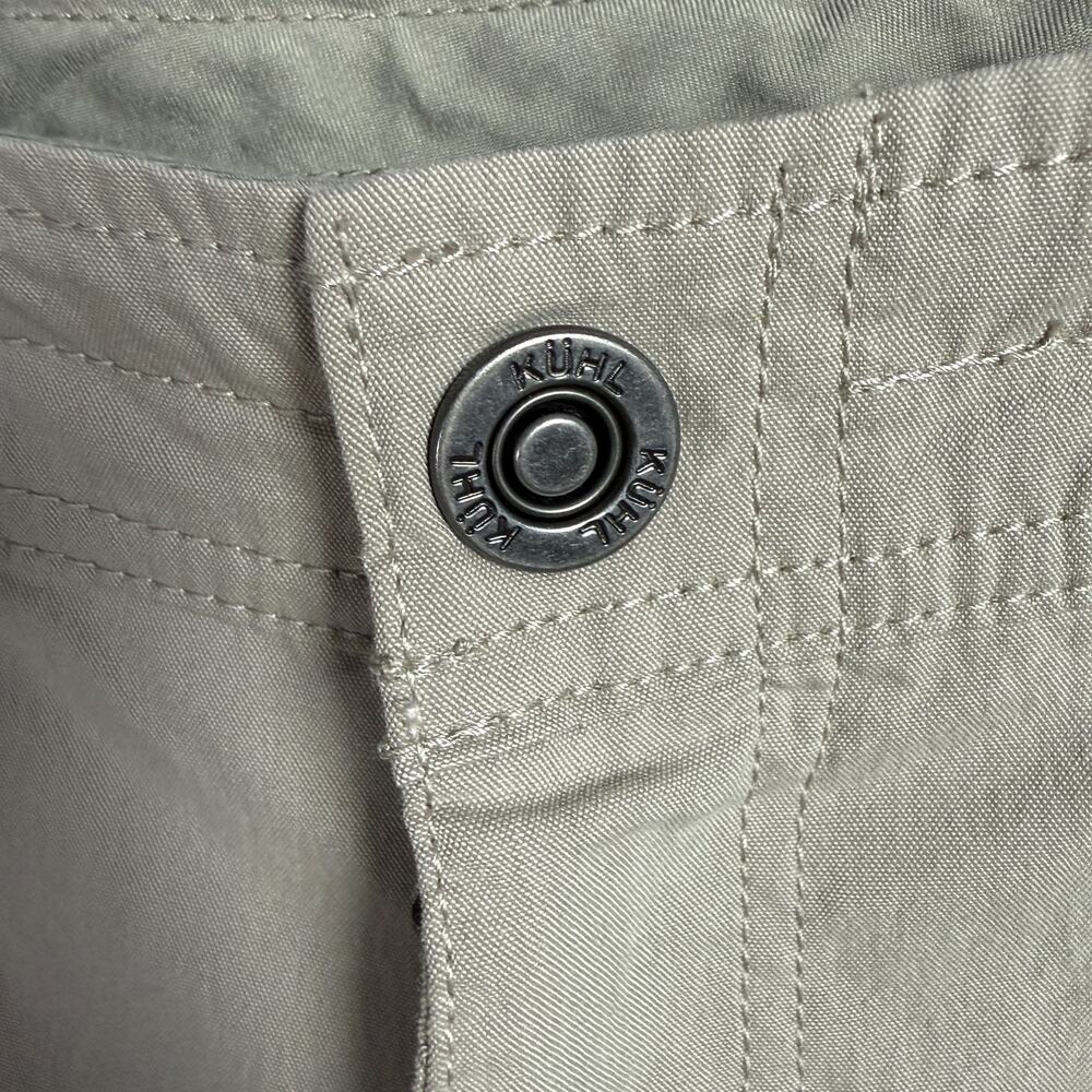 New Kuhl Cargo Beige Khaki Pants Women's 4 Spire Roll-Up Hiking Outdoor Gorpcore - Picture 6 of 16